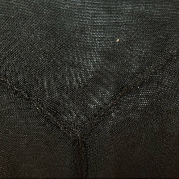 Free People Intimately Weekend Layering Long Sleeve Tee Black Knit Size Small - Picture 6 of 11